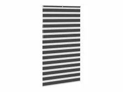 Online Clicnbuy Estor cebra 120x230 cm tejido ancho 115,9 cm poliéster Negro