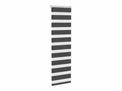 Clearance Clicnbuy Estor cebra 50x150 cm tejido ancho 45,9 cm poliéster Negro