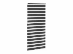 Discount Clicnbuy Estor cebra 105x230 cm tejido ancho 100,9 cm poliéster Negro