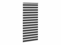 Sale Clicnbuy Estor cebra 110x230 cm tejido ancho 105,9 cm poliéster Negro