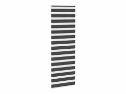 Discount Clicnbuy Estor cebra 80x230 cm tejido ancho 75,9 cm poliéster Negro