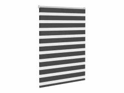 Sale Clicnbuy Estor cebra 110x150 cm tejido ancho 105,9 cm poliéster Negro