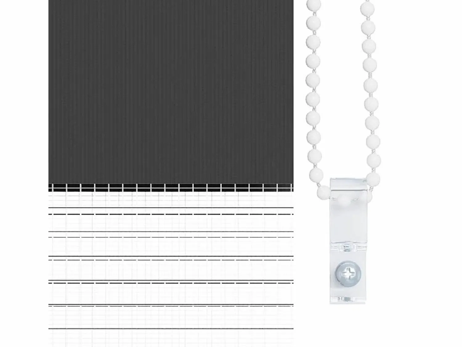 Discount Estor cebra 45x230 cm tejido ancho 40,9 cm poliéster Persianas De Interior