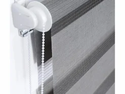 Sale Helloshop26 Estor enrollable de rayas de cebra día y noche para ventanas translúcidas o opacas efecto madera 70 x 150 cm gris 19_0000812 Marru00f3n