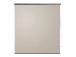 Helloshop26 Estor enrollable opaco beige 160 x 230 cm cortina para ventana persiana de privacidad 4102071