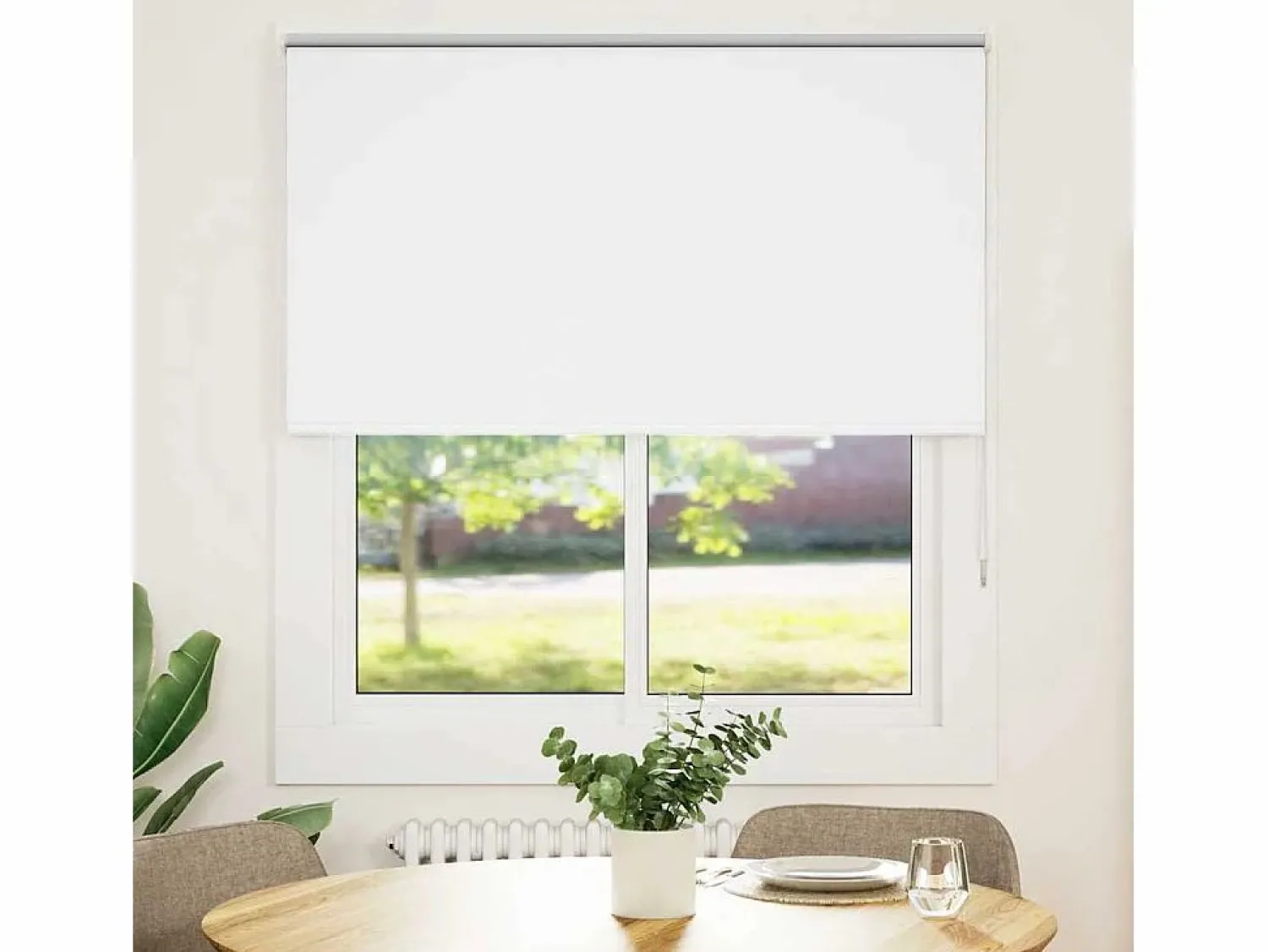 Clicnbuy Estor Enrollable Opaco 135x175 cm Tela Ancho 131,6 cm