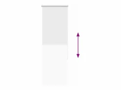 Best Clicnbuy Estor Enrollable Opaco 40x150 cm Tela Ancho 35,7 cm Blanco