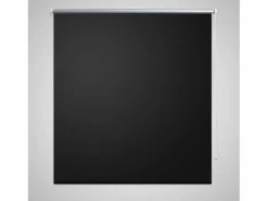 Helloshop26 Estor enrollable opaco de 120 x 230 cm cortina para ventana persiana de privacidad 4102061 Negro