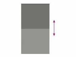 Outlet Estor Enrollable Opaco 125x210 cm Tela Ancho 121,6 cm Persianas De Interior