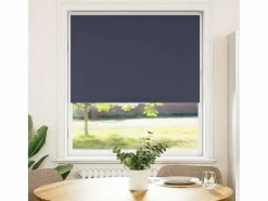 Hot Estor Enrollable Opaco marino 110x130 cm Tela Ancho 105,7 cm Persianas De Interior