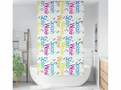 Clicnbuy Estor enrollable para ducha tela 120x240 cm ancho 116 cm