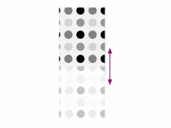 Clicnbuy Estor enrollable para ducha tela 110x240 cm ancho 106 cm