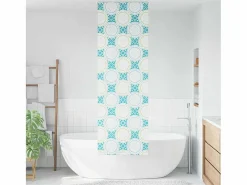 Clicnbuy Estor enrollable para ducha tela 60x240 cm ancho 56 cm