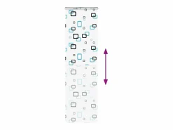 Hot Clicnbuy Estor enrollable para ducha con casete 60x240cm tela ancho 56cm Multicolor
