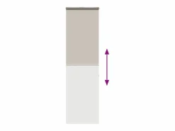 Best Estor enrollable para ducha con casete 60x240cm tela ancho 56cm Persianas De Interior