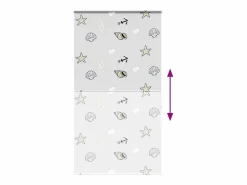 Sale Clicnbuy Estor enrollable para ducha con casete 130x240 cm tela ancho Multicolor