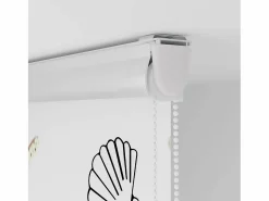 Clicnbuy Estor enrollable para ducha casete tela 90x240 cm ancho 86 cm
