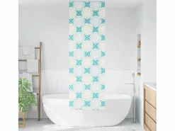 Discount Clicnbuy Estor enrollable para ducha tela 70x240 cm ancho 66 cm Azul