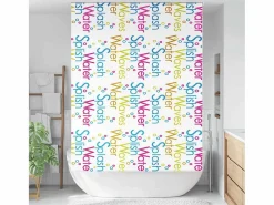 Clicnbuy Estor enrollable para ducha tela 160x240 cm ancho 156 cm