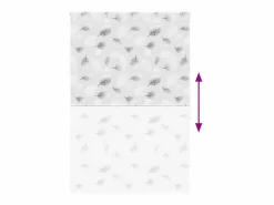 Clicnbuy Estor enrollable para ducha tela 160x240 cm ancho 156 cm