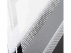 Online Helloshop26 Estor enrollable Zebra día y noche doble capa 90x150cm gris antracita 19_0000859 Blanco