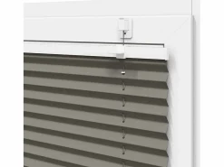 Clicnbuy Estor Plisado Antracita 75x200 cm Tela Ancho 74,4 cm Poliéster