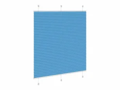 New Clicnbuy Estor Plisado 120x150 cm Tela Ancho 119,4 cm Poliéster Azul