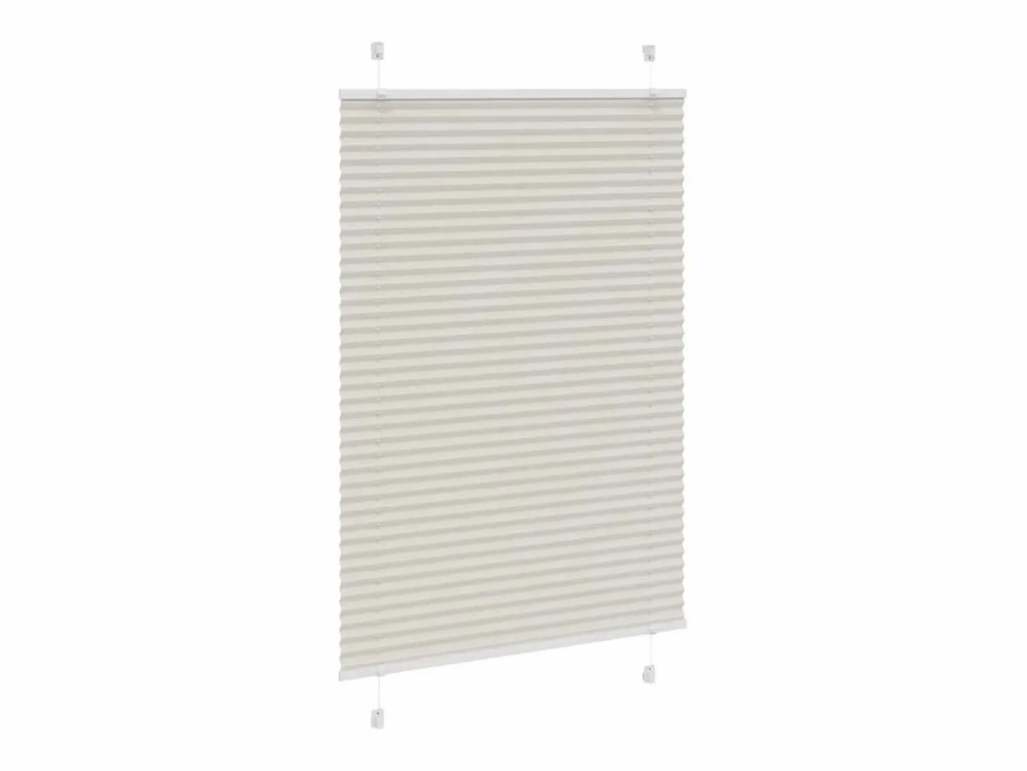 Sale Clicnbuy Estor Plisado claro 90x150 cm Tela Ancho 89,4 cm Poliéster Gris