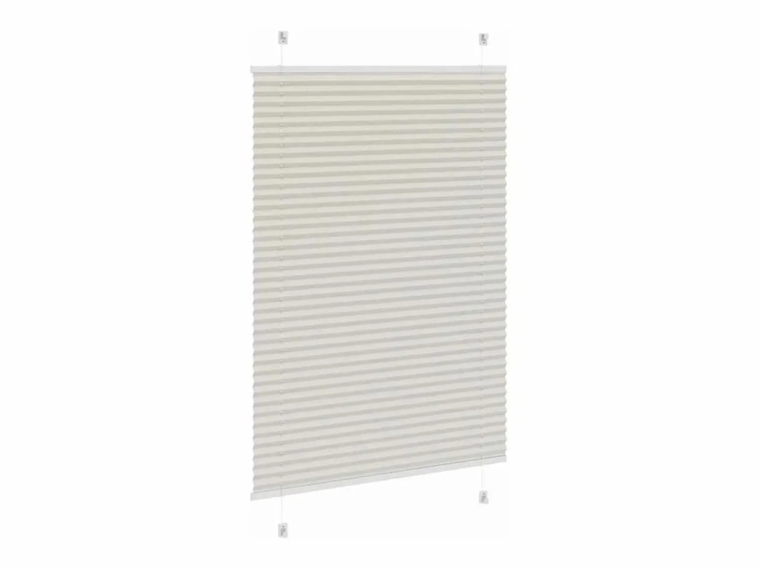 Sale Clicnbuy Estor Plisado claro 90x150 cm Tela Ancho 89,4 cm Poliéster Gris