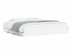 vidaxl Estructura cama con cajones madera ingeniería blanca 200x200 cm