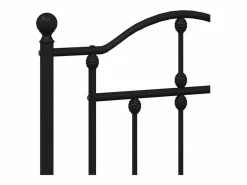 Outlet Estructura cama sin colchón con cabecero metal 140x190 cm Somier - 140X190Cm