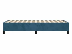 Sale Estructura de cama box spring terciopelo azul oscuro 80x200 cm Somier Tapizado