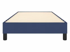 Clicnbuy Estructura de cama box spring tela azul 90x190 cm