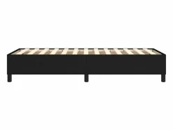 Clearance Estructura de cama box spring tela negro 90x190 cm Somier - 90X190Cm