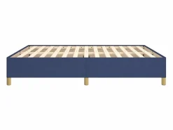 New Clicnbuy Estructura de cama box spring tela azul 180x200 cm