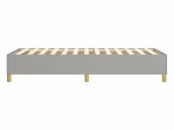 Hot Clicnbuy Estructura de cama box spring tela gris claro 90x190 cm