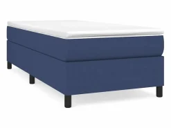 Hot Clicnbuy Estructura de cama box spring tela azul 90x190 cm