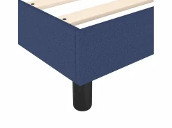 Online Clicnbuy Estructura de cama box spring tela azul 160x200 cm
