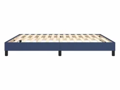 New Clicnbuy Estructura de cama box spring tela azul 180x200 cm