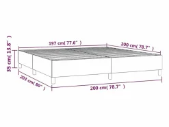 Discount Clicnbuy Estructura de cama box spring terciopelo rosa 200x200 cm