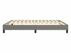 Hot Estructura de cama box spring tela gris oscuro 180x200 cm Somier Tapizado|Somier - 180X200Cm