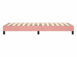Sale Clicnbuy Estructura de cama box spring terciopelo rosa 100x200 cm