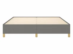 Discount Clicnbuy Estructura de cama box spring tela gris oscuro 160x200 cm