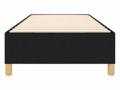 Discount Clicnbuy Estructura de cama box spring tela negro 90x190 cm