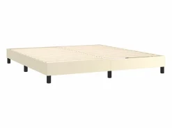 Discount Estructura de cama box spring cuero sintético 160x200 cm Somier - 160X200Cm