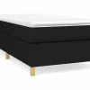 Hot Clicnbuy Estructura de cama box spring tela negro 80x200 cm