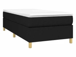 Hot Clicnbuy Estructura de cama box spring tela negro 80x200 cm