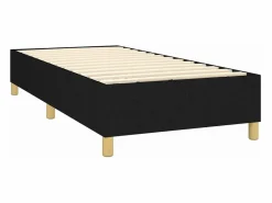 Hot Clicnbuy Estructura de cama box spring tela negro 80x200 cm