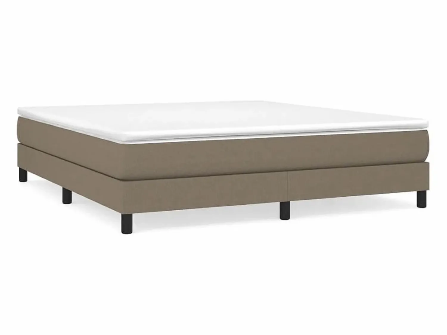 Sale Clicnbuy Estructura de cama box spring tela gris taupe 160x200 cm