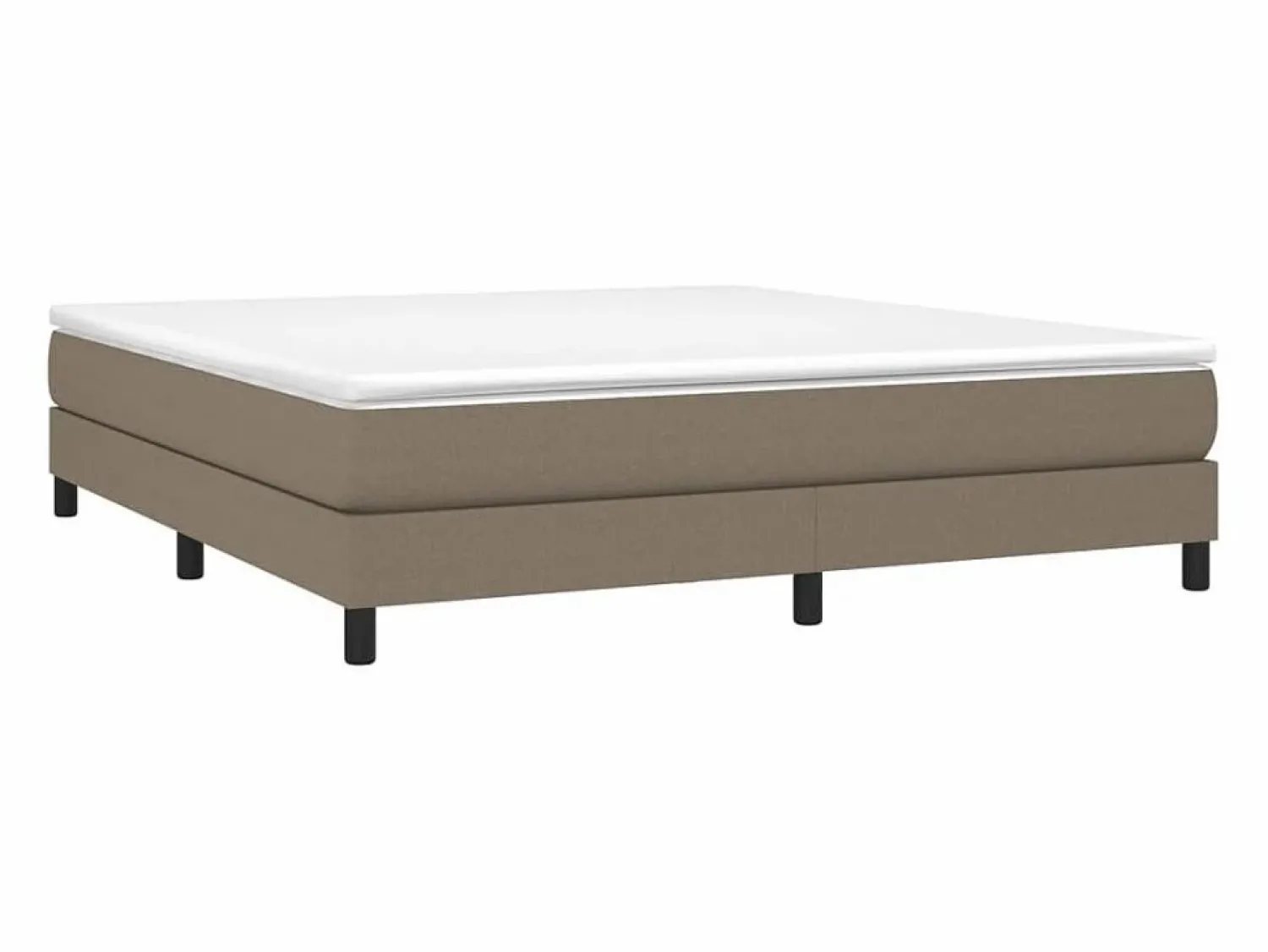 Sale Clicnbuy Estructura de cama box spring tela gris taupe 160x200 cm